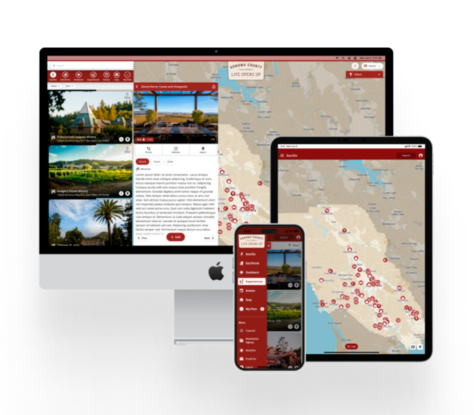 Visit Widget on desktop, tablet and smartphone.